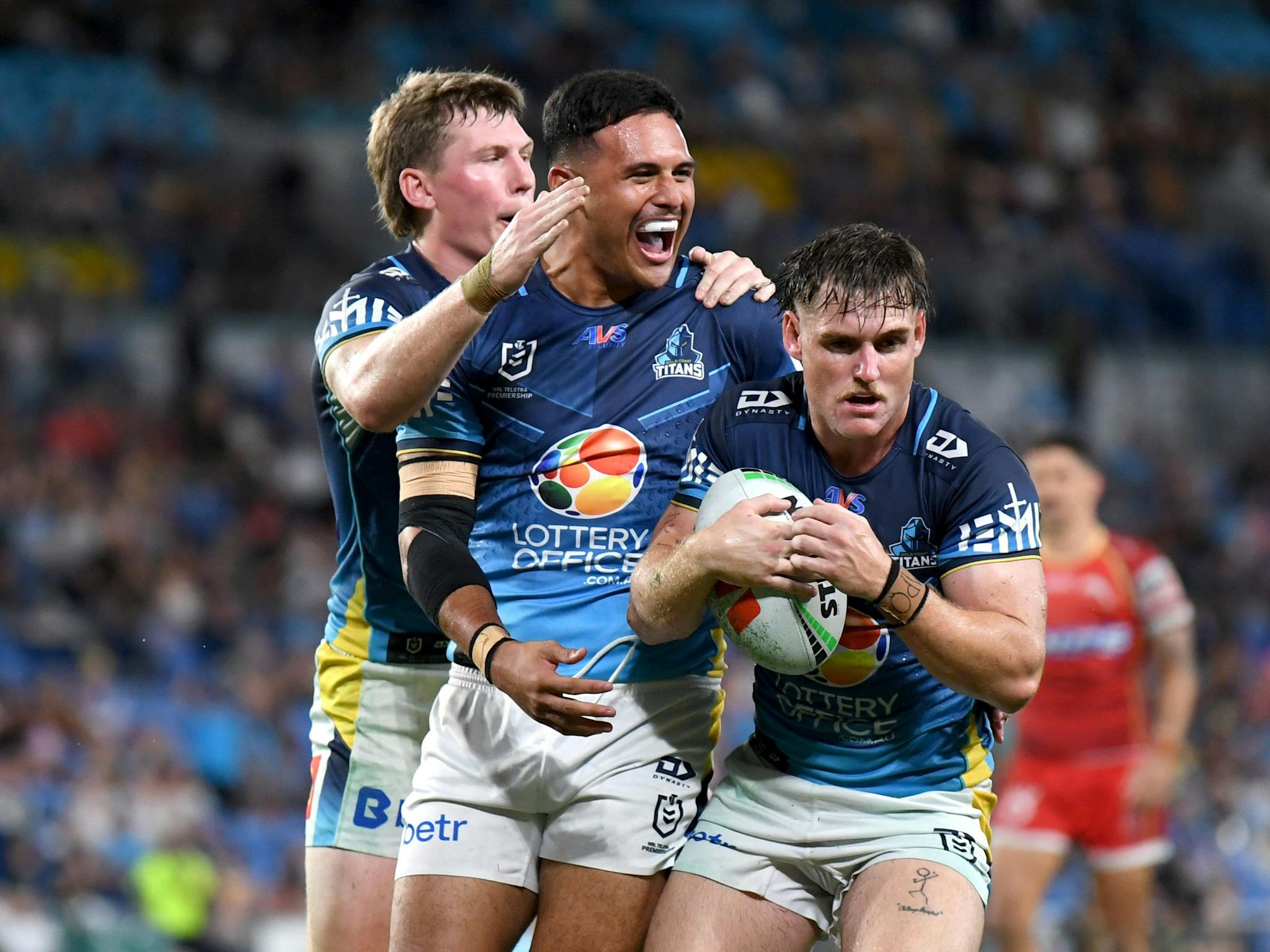 NRL Telstra Premiership GC Titans v Rabbitohs + NRLW v Raiders