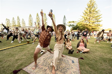 Beer yoga