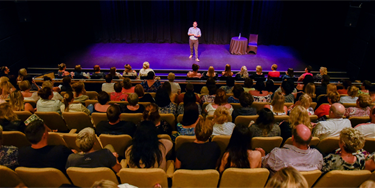 Peter Williams on stage