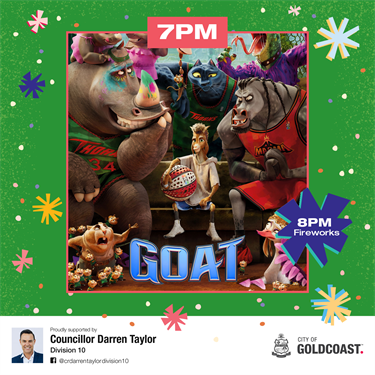 30 August, screening GOAT